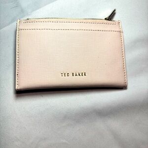 Ted Baker Alexxa Zip Card Holder in Rose.